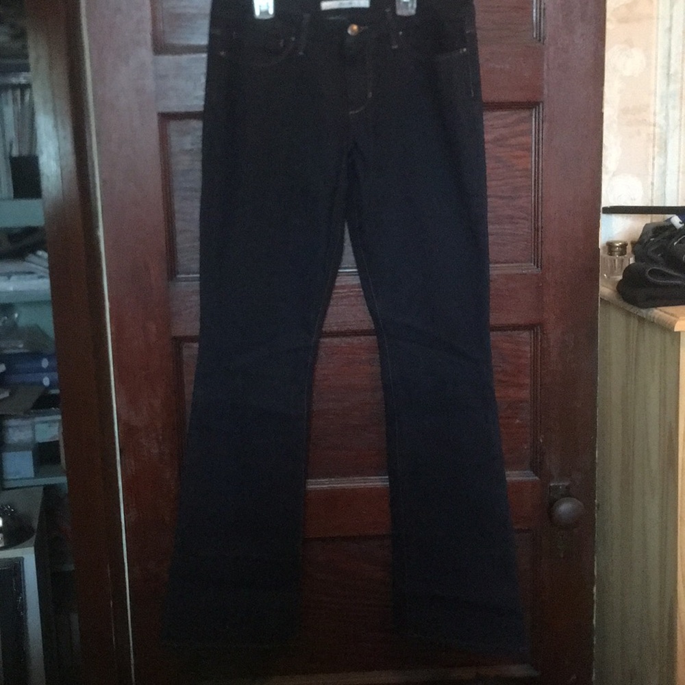 Dark blue jeans